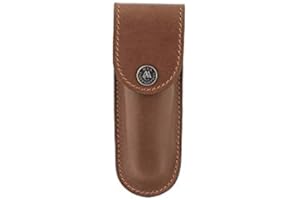 Max Capdebarthes 13812 Etui « S100 », Cuir « Pérou », Port Horizontal/Vertical pour Couteaux de 11/12 cm de Manche.
