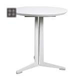 Tamaño: 50x53cm, / 15 "x16" Bases de portátiles DD Mesa Centro/Mesa Auxiliar/Rinconera / Sofá Hierro Número de Teléfono/Mesa Auxiliar Redonda Pequeña Sencillo Y Moderno. -Banco de Trabajo