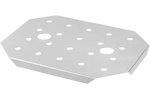 ‎HENDI HENDI Abtropfgitter, für Gastronormbehälter, Temperaturbeständig von -40° bis 300°C, Heissluftöfen-Kühl- und Tiefkühlschränken-Chafing Dishes-Bain Marie, Stapelbar, GN 1/2, Edelstahl