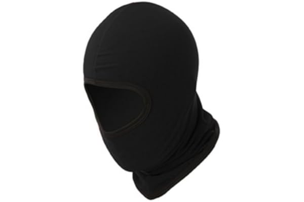 GEAR© Cagoule Police 1 Trou Noir Commando Intervention Black Panther - Swat - GIGN - Raid - Forces spéciales - Taille Unique - Airsoft - Paintball - Ski - Snow - Surf - Montagne - Outdoor