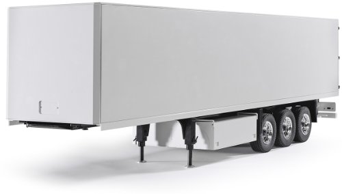Imagen 3 de Carson 500907092 - Semirremolque de 3 ejes para camión en miniatura (escala 1:14), color blanco [importado de Alemania]
