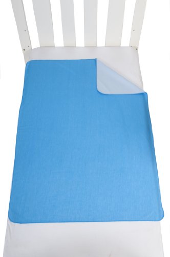 Hippychick Tencel Flat Sheet Cot, 50 x 75 cm - Blue