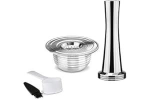 BENFUCHEN Capsula riutilizzabile in Acciaio INOX riutilizzabile e manomissione per macchina da caffè Bialeti