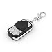 Produktbild sdfghzsedfgsdfg Universal Wireless RF Taste auf der Fernbedienung 4-Kanal-ABCD 433MHz elektrisches Garagentor Warnung Keychain-Controller Auto-Schlüssel Schwarzes Silber