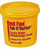 Red Fox Tub O Butter Cocoa Butter Moisturizing Cre