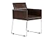 Produktbild massivum Sway HA 2x Stuhl, Stoff, vintage braun, 61 x 55 x 80 cm