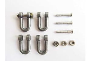 wheelfun Mato 1/16 Scale German Tiger I RC Tank Metal Tow Shackles with Screws MT072 Replacement Parts