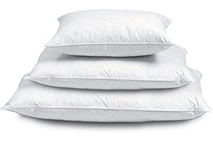 Adams Home Duck Feather Cushion Pad (12" x18", 1 Pack) - Premium Quality Feather & Down Filled Insert - Cover 100% Cotton Hypoallergenic - Throw Pillow Insert -Extremely Soft Square Sham Insert