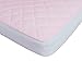 Healthy baby Ideas Premium Bamboo Viscose Crib Mattress Pad Waterproof With 9" Deep Fitted Skirt, Baby Pink by Healthy Baby Ideas