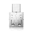 Produktbild Typ C USB-C Stecker auf Buchse USB 2.0 OTG Konverter Adapter Metall USB-C Daten Sync Kabel für MacBook / Samsung S9 1.3 * 2.2cm