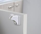 SicurezzaPrima® MagicLock – die unsichtbare Kindersicherung für Schranktür und Schubladen, magnetisches Schrankschloss und Schubladensicherung, 4er Pack - 4