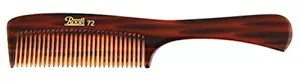 Roots - Brown Comb For Hair - Wide Tooth Comb - Comb With Handle