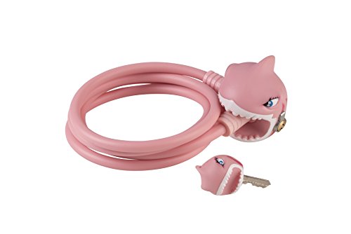 Preisvergleich Produktbild CrazySafety Shark Fahrradschloss Mädchen, rosa