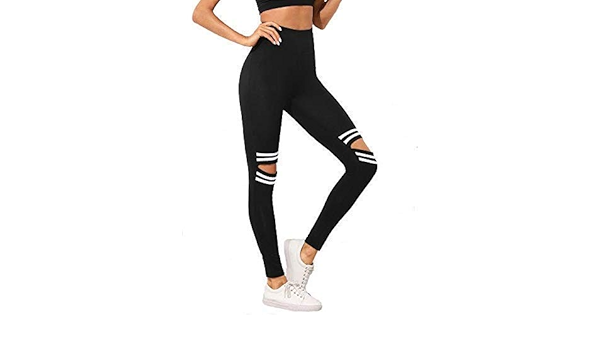 knee cut track pants
