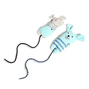 Heads Up For Tails Mim and Mo Cat Toys - Blue