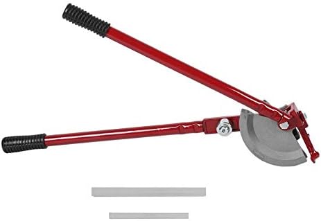Pudincoco Heavy Duty 15/22mm 180 Degree Rigid Framework Pipe Bender Plumbers Tool Handheld Bend Tube Machine Spring Bending Tube(red)