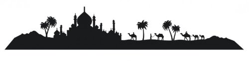 Bilderdepot24 Wandtattoo Wandaufkleber Orientalische Oase – Qualitätsware direkt vom Hersteller - 2