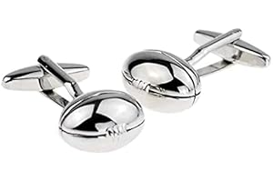 Ashton and Finch Rugby Ball Cufflinks For Men