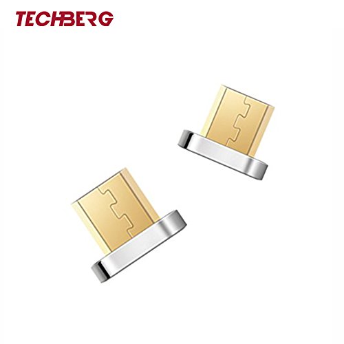 Micro USB Adapter / Plug fÃ¼r magnetisches Ladekabel von Techberg | Geeignet fÃ¼r Android Smartphones Samsung HTC LG Nokia One | Magnet | 1 StÃ¼ck