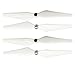 Price comparison product image Rantow 4pcs 9450 Self-tightening Lock Propellers Blades for DJI Phantom 3 Professional Advanced Standard, 9" 2pcs CW + 2pcs CCW Phantom Prop Propeller for DJI Drone White