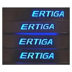 AUTO CONCEPT Door Steel Plates with Blue LED Light for Suzuki ERTIGA - Set of 4Pcs