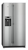  AEG RMB76121NX Side by Side Kühl-Gefrier-Kombination Edelstahl-Look NoFrost-Technik Crushed Ice, Eiswürfel- und Wasserspender A++