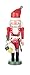 Produktbild Nussknacker Figur Weihnachtsmann von DREGENO SEIFFEN 21 cm – Original erzgebirgische Handarbeit, stimmungsvolle Weihnachts-Dekoration