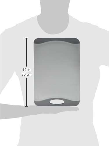 Kesper 30875 Tranchierbrett antibakteriell, 29 x 19.6 x 1 cm grau - 2