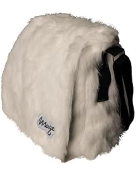 Maze Kunstfelltasche Romo Pink, Weiß, Grau, Schwarz