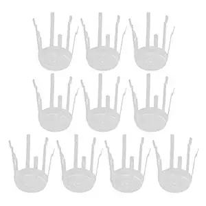 10pcs Creative Bouquet Fixed Base Flower Stabilizer Wedding Party Ornaments Cartoon Bouquet Packaging Material White