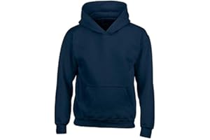 NY DELUXE EDITION Sweat à capuche uni pour enfants et filles de 5 à 13 ans