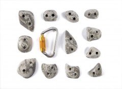 Osm'Ose - Presas de escalada Serie Gratton de tamaño XS, amarillo, XS