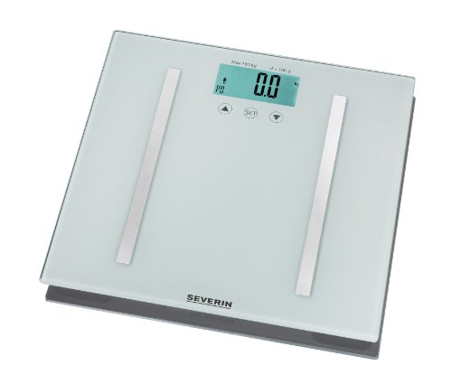 Severin PW 7010 Glas-Personenwaage mit Körperfett-Analyse