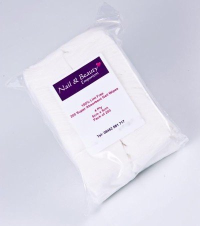Lint Free Nail Wipes Gel Acrylic Nails X200 Value!