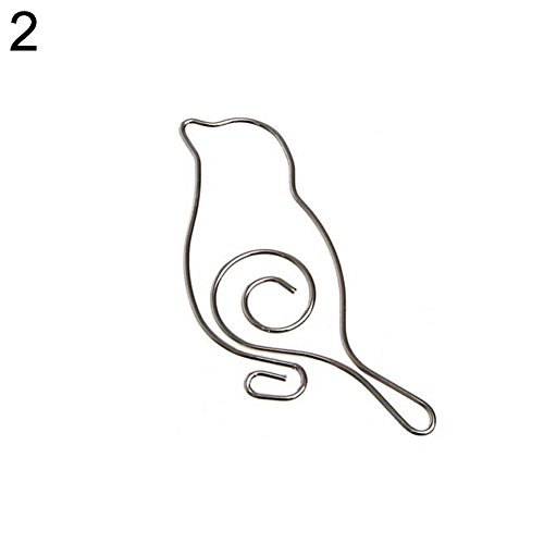 little finger Cute Bird Flower Cat Paper Clips Pin Bookmark Memo Office School Stationery