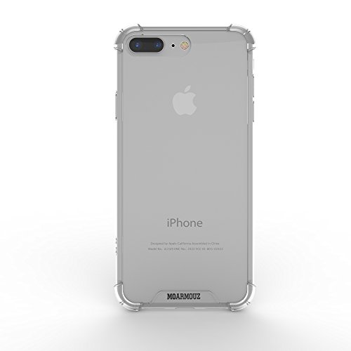 Moarmouz - Shock Absorbent Iphone 7 Plus Crystal Clear Transparent Bumper Iphone 7 Plus Case Cover - Scratch Resistant Hd Uv Coated