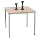 Produktbild Esstisch Tisch ANDRE Beistelltisch 80 x 80 cm Ahorn Holz Esszimmer Küchentisch