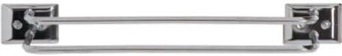 Decko Bath Products 38220 12-Inch Towel Bar, Twin