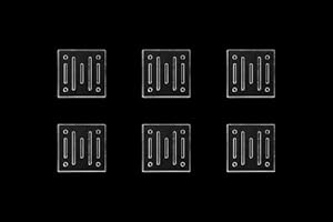 GuineaLoft™ T9 Panels (6-Pack) - Six 4x4 inch Panels to Install on Walls or Floors to Make Stairs, Hurdles, Mazes & Other Play Structures - Guinea Loft Exclusive