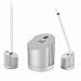 Produktbild MoKo Apple Bleistift Charging Dock, Tragbare Desktop Charging Station Stand Charger Ladegerät Dock für Apple iPad Bleistift Pro Bleistift Apple Pencil mit USB-Ladekabel, Silber