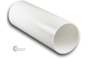 SWIFTAIR Plastic Ducting Tube Pipe Extractor Fan System 5" 125mm Dia x 350, 500, 1m, 2m (125mm 5" Dia x 350 mm)