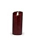 Produktbild sompex Flame LED - Echtwachs Kerze Classic 8x18 bordeaux