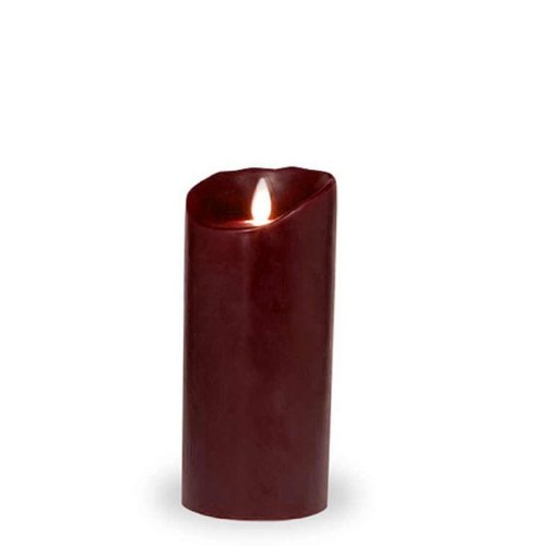 Preisvergleich Produktbild sompex Flame LED - Echtwachs Kerze Classic 8x18 bordeaux