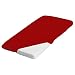 Children fitted sheet 60 x 120 to 70 x 140 cm 100% Cotton, red, 70 x 140 cm