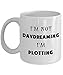 Produktbild Egoa I'm Not Daydreaming I'm Plotting Mug, 11 oz Ceramic White Coffee Mugs, Inspirational Cups for Writers, Best Gift for Writing Lovers, Funny Present from Writers