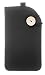 Produktbild Trendz Universal Handyhülle Smartphone Hülle Tasche Pouch Case in Faux Suede Velours mit Plüsch Futter und Knopf-Verschluss Kompatibel mit dem meisten Smartphones wie iPhone, Samsung, Nokia, HTC, Sony, Huawei u.a. - Schwarz