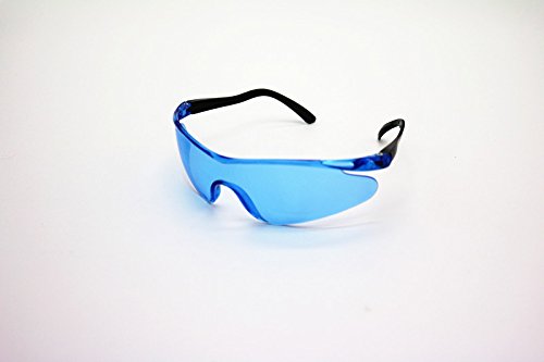 Yalulu 2Pcs Kids Children's Blue Resilient Shatterproof Outdoor Game Protective Goggles Safety Glasses Eyewear for Nerf N-Strike Elite Gun Toy Gun Game Eye Protection