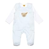 Steiff Unisex Baby 0006605 Strampler + T-Shirt 1/1 Arm Crew Neck Footies