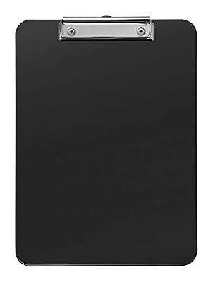 Werner Dorsh (WEDO) WEDO porte-blocs, A4, en plastique ABS, noir, coins arrondis