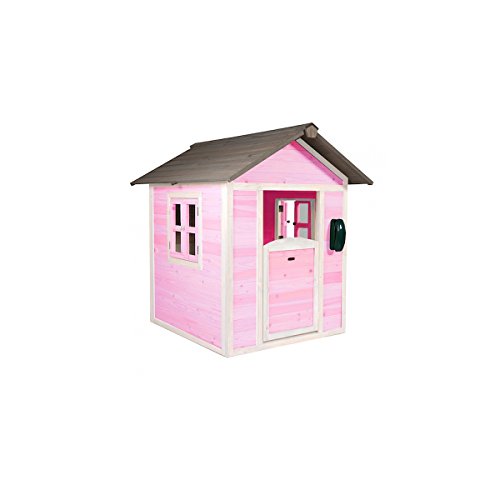 Preisvergleich Produktbild Spielhaus Sunny Lodge Holz gelb-weiß